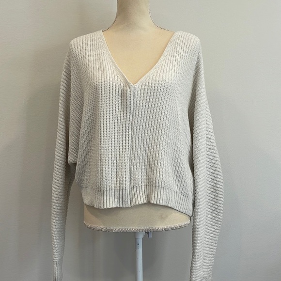 Double Zero V-Neck Cozy Sweater - Picture 1 of 4